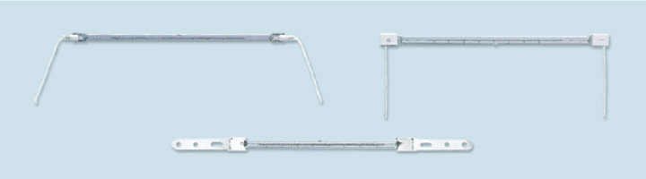 QIRハロゲンランプヒーターベース形状
