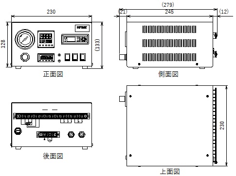 ハイヒーター専用コントローラ HYK-20AF-DK